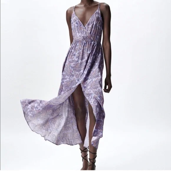 zara boho maxi dress Sannah Boho Maxi Dress In Orange main image 1